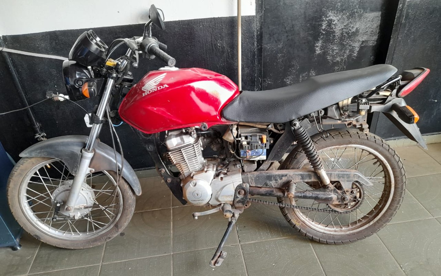 Restrição de Furto/Roubo, Moto Recuperada em Guaraí-TO.