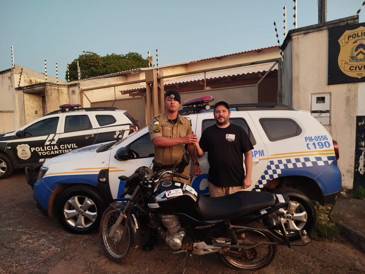 Policiais Militares Recuperam Moto Logo Após o Furto